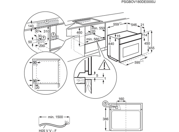 Встраиваемая микроволновая печь Electrolux EVM8E08X - изображение 6