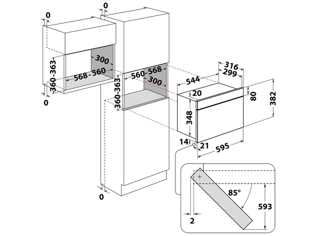 Встраиваемая микроволновая печь WHIRLPOOL MBNA900X - изображение 10