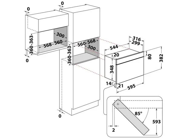 Встраиваемая микроволновая печь WHIRLPOOL MBNA900X - изображение 10