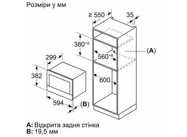 Встраиваемая микроволновая печь BOSCH BFL7221B1 - изображение 5