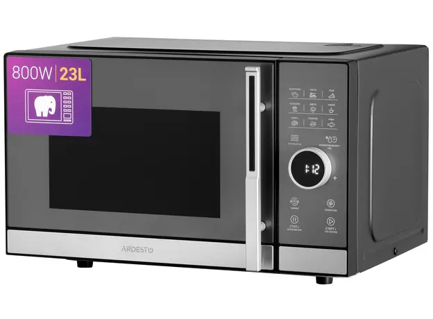 Микроволновая печь ARDESTO 23л 800Вт, Черная (WO-823EB) - изображение 3