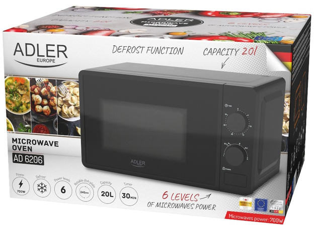 Микроволновая печь Adler AD 6206 - изображение 13