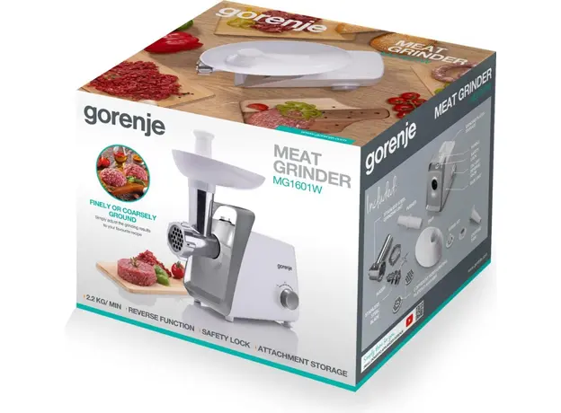 Мясорубка электрическая Gorenje MG1601W - изображение 10