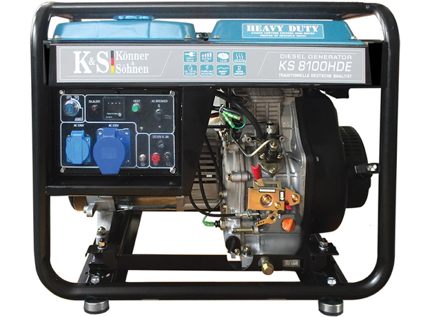 Генератор дизельный Konner&Sohnen Heavy Duty KS 8100HDE 
