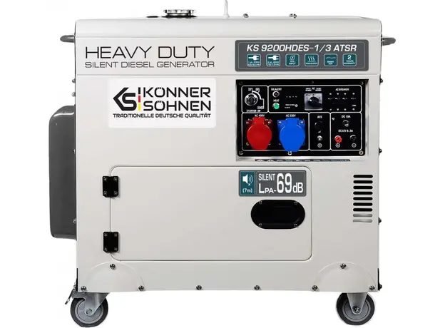 Генератор дизельный Konner&Sohnen Heavy Duty KS 9200HDES-1/3 ATSR 
