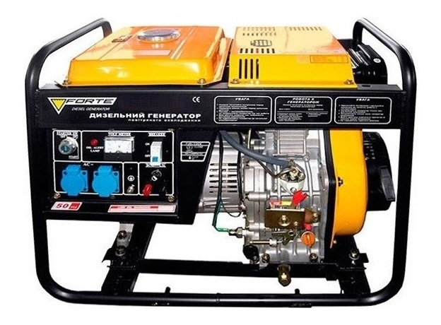 Генератор дизельный Forte FGD8000E 6/6.5 кВт электрический пуск (BP63491) 