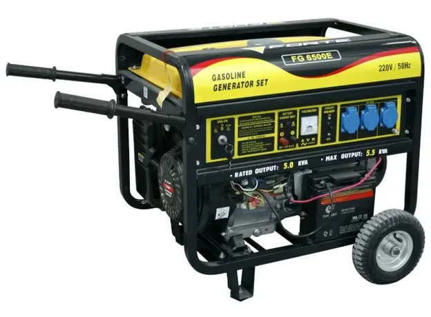 Генератор бензиновый Forte FG6500E 5/5.5 кВт электрический пуск (44907) 
