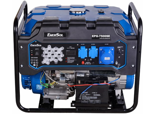 Генератор бензиновый EnerSol EPG-7500SE 7/7.5 кВт электрический пуск AVR 