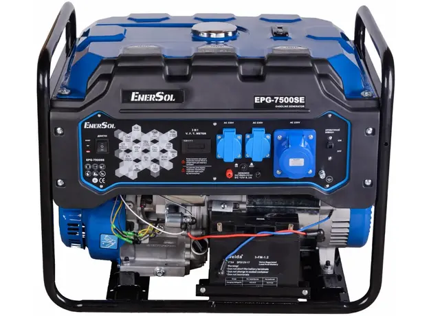 Генератор бензиновый EnerSol EPG-7500SE 7/7.5 кВт электрический пуск AVR 