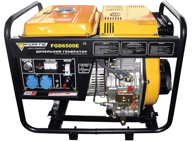 Генератор дизельный Forte FGD6500E 4/4.8 кВт электрический пуск (43690) 
