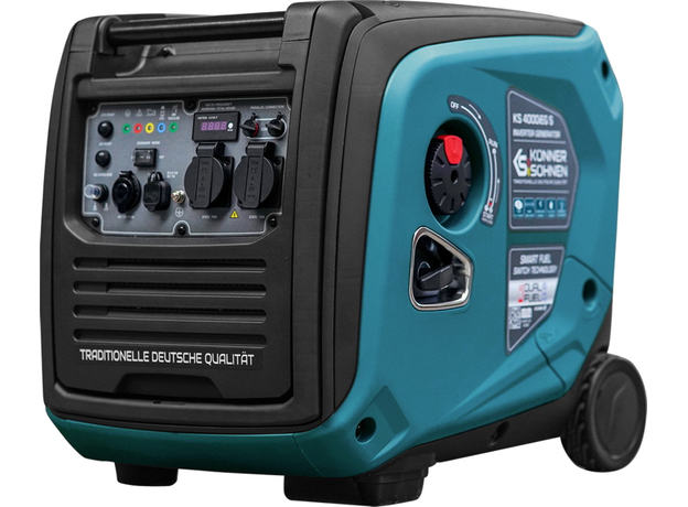 Генератор инверторный двухтоплевный газ + бензин Konner&Sohnen KS 4000iEG S 