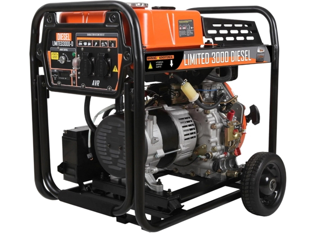 Генератор дизельный GENERGY Limited 3000D 2.8/3 кВт электрический пуск AVR (240332090) 