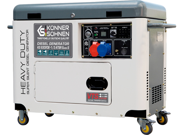 Генератор дизельний Könner&Söhnen Heavy Duty KS 9302DE-1/3 ATSR Super S 