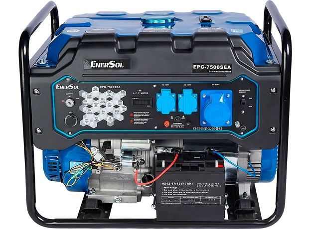 Генератор бензиновый EnerSol EPG-7500SEA 7/7.5 кВт электрический пуск 