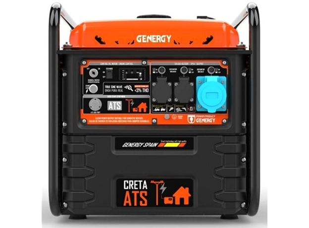 Генератор инверторный GENERGY Creta + ATS 7.2/7.5 кВт электрический пуск AVR (240017090) - изображение 2