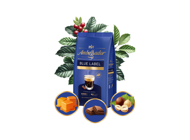 Кофе в зернах Ambassador Blue Label 1 кг (7612654000034) - изображение 3