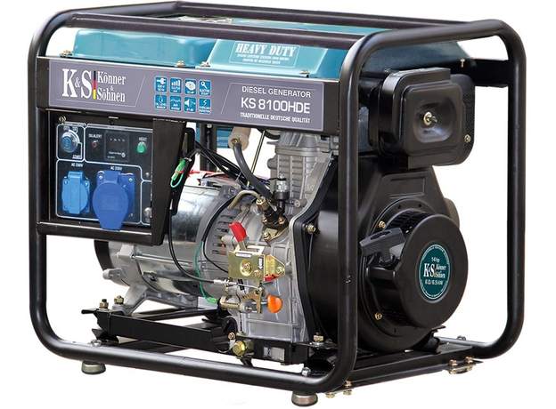 Генератор дизельный Konner&Sohnen Heavy Duty KS 8100HDE - изображение 2
