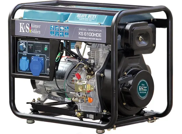 Генератор дизельный Konner&Sohnen Heavy Duty KS 6100HDE - изображение 2