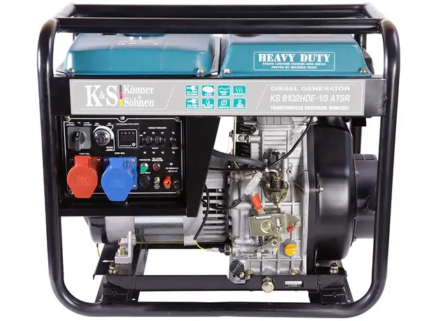 Генератор дизельный Konner&Sohnen Heavy Duty KS 8102HDE-1/3 ATSR - изображение 2