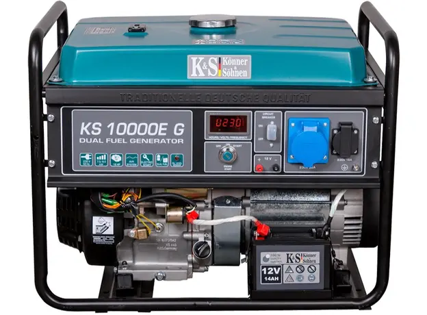 Генератор двухтоплевный газ + бензин Konner&Sohnen KS 10000E G - изображение 3