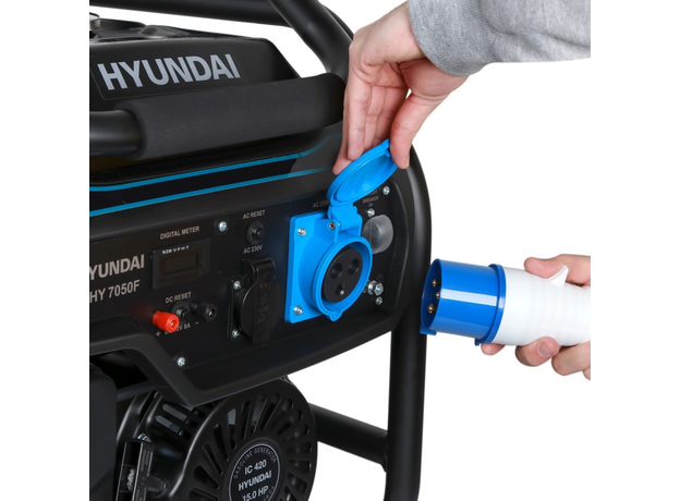 Генератор бензиновий Hyundai HHY 7050F 5/5.5 кВт AVR - изображение 3