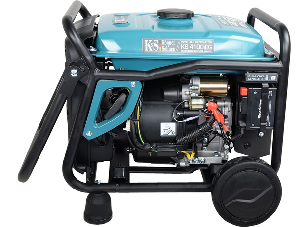 Генератор инверторный двухтоплевный газ + бензин Konner&Sohnen KS4100iEG - изображение 3