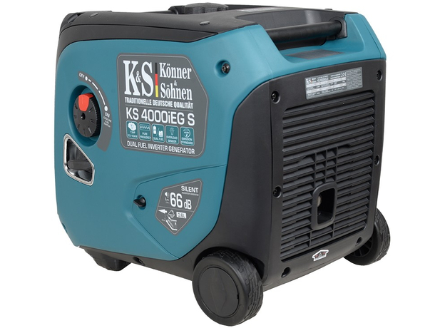Генератор инверторный двухтоплевный газ + бензин Konner&Sohnen KS 4000iEG S - изображение 3