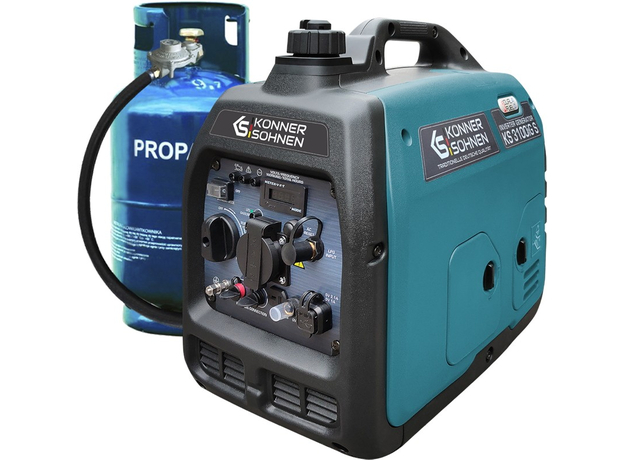 Генератор инверторный двухтоплевный газ + бензин Konner&Sohnen KS 3100iG S - изображение 4