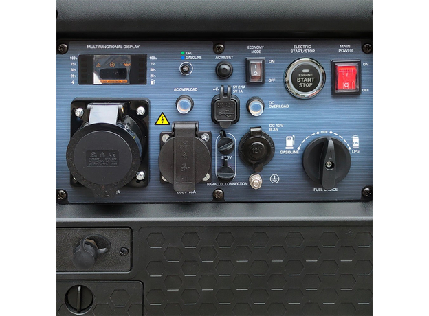 Генератор инверторный двухтоплевный газ + бензин Konner&Sohnen KS 5500iEG S - изображение 7