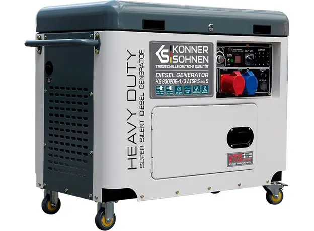 Генератор дизельний Könner&Söhnen Heavy Duty KS 9302DE-1/3 ATSR Super S - изображение 3