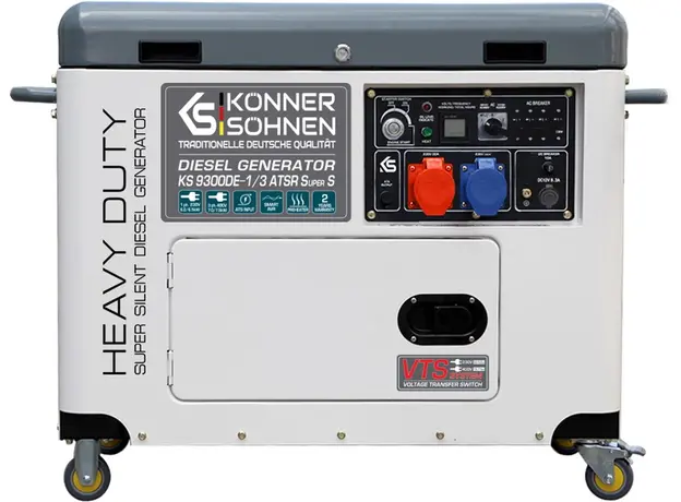 Генератор дизельний Könner&Söhnen Heavy Duty KS 9300DE-1/3 ATSR Super S - изображение 2