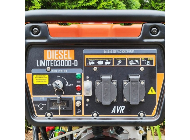 Генератор дизельный GENERGY Limited 3000D 2.8/3 кВт электрический пуск AVR (240332090) - изображение 7