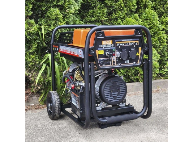 Генератор дизельный GENERGY Limited 3000D 2.8/3 кВт электрический пуск AVR (240332090) - изображение 9