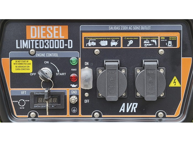 Генератор дизельный GENERGY Limited 3000D 2.8/3 кВт электрический пуск AVR (240332090) - изображение 11