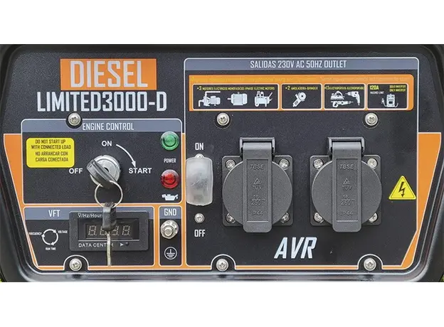 Генератор дизельный GENERGY Limited 3000D 2.8/3 кВт электрический пуск AVR (240332090) - изображение 11