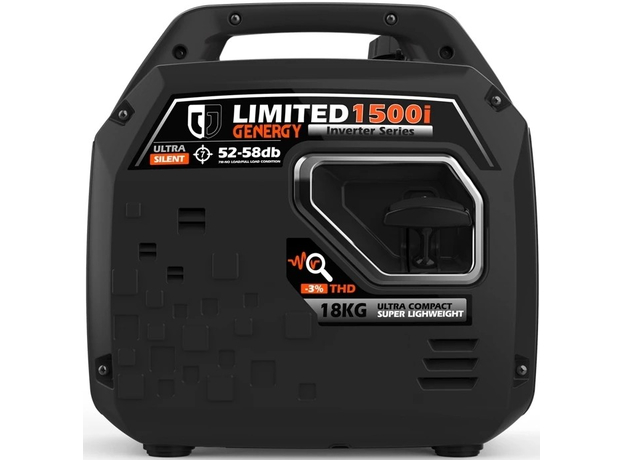 Генератор инверторный GENERGY LIMITED 1500i закрытый 1.4/1.6 кВт AVR (240021090) - изображение 6