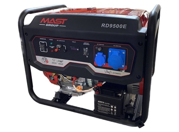 Бензиновий генератор Mast Group RD9500E 7.0/7.5 кВт AVR (2000000000404) - изображение 2