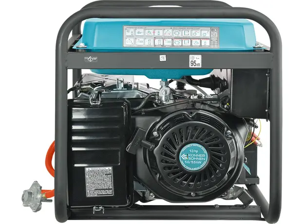 Генератор двухтоплевный газ + бензин Konner&Sohnen KS 7000E G - изображение 7