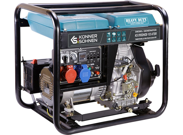 Генератор дизельный Konner&Sohnen Heavy Duty KS 9100HDE-1/3 ATSR - изображение 2