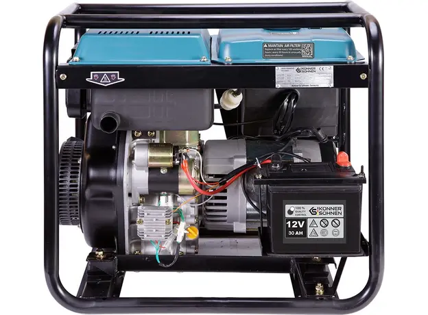 Генератор дизельный Konner&Sohnen Heavy Duty KS 9100HDE-1/3 ATSR - изображение 4