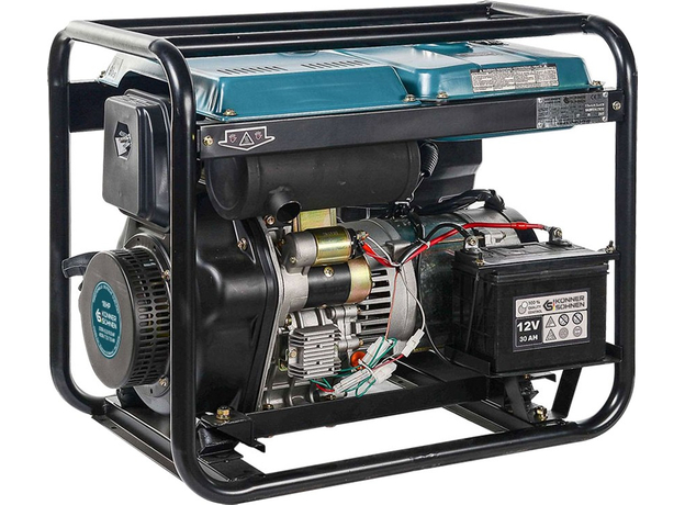 Генератор дизельный Konner&Sohnen Heavy Duty KS 9100HDE-1/3 ATSR - изображение 5