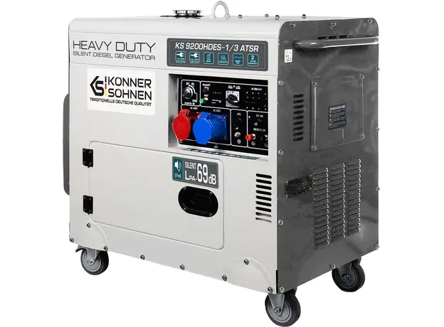 Генератор дизельный Konner&Sohnen Heavy Duty KS 9200HDES-1/3 ATSR - изображение 2