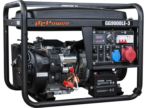 Генератор бензиновый ITC Power Petrol Gen Set 6000/6600 Вт (GG9000LE-3) - изображение 2