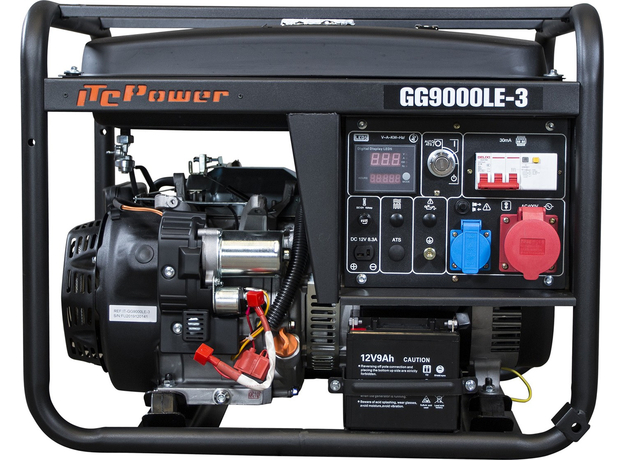 Генератор бензиновый ITC Power Petrol Gen Set 6000/6600 Вт (GG9000LE-3) - изображение 3