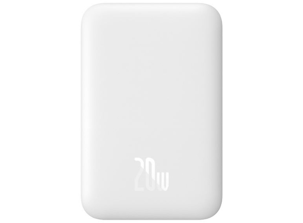 Baseus Magnetic Mini Wireless Fast Charge Power Bank 10000mAh 20W White (PPCX070002) 