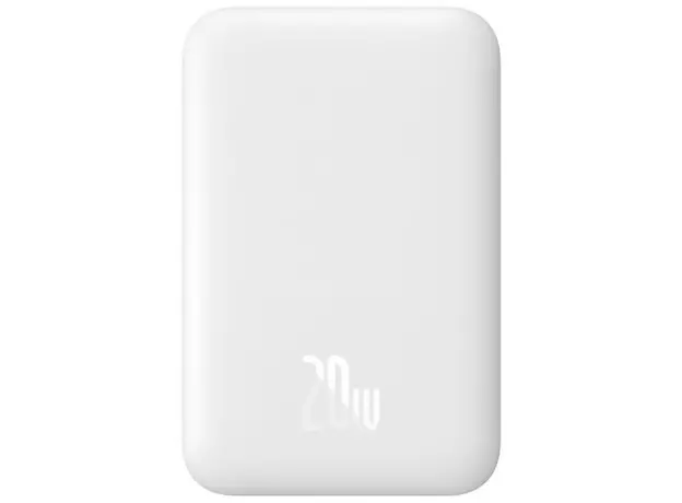 Baseus Magnetic Mini Wireless Fast Charge Power Bank 10000mAh 20W White (PPCX070002) 