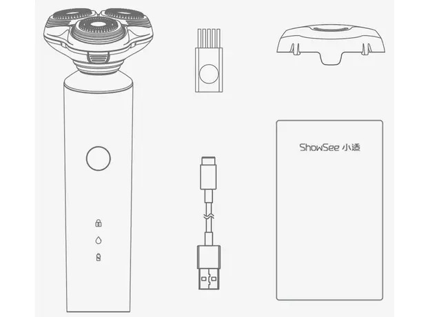 Электробритва Xiaomi ShowSee -Electric Shaver F1-BK Black - изображение 5