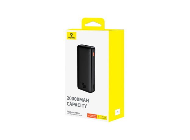 Baseus Airpow Powerbank 20000mAh Fast Charge 20W Black (P10022804113-00) - изображение 7