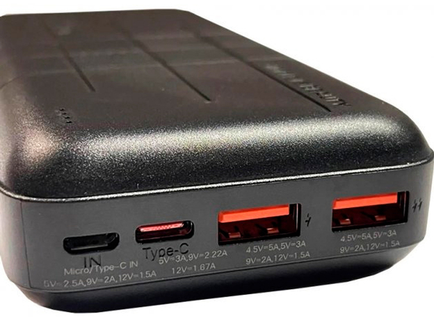 Повербанк XO Power PR188 20000mAh QC&PD3.0 PD20W+QC22.5W Black (XO-PR188BK) - изображение 3