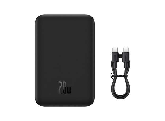 Baseus Magnetic Mini Wireless Fast Charge Power Bank 20000mAh 20W Black (PPCX150001) - изображение 7